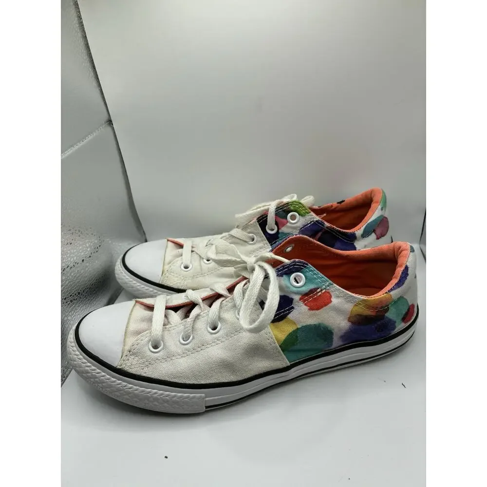 Converse Chuck Taylor Low Youth Sz 5 Womens 7 Watercolor Floral Sneakers Shoes